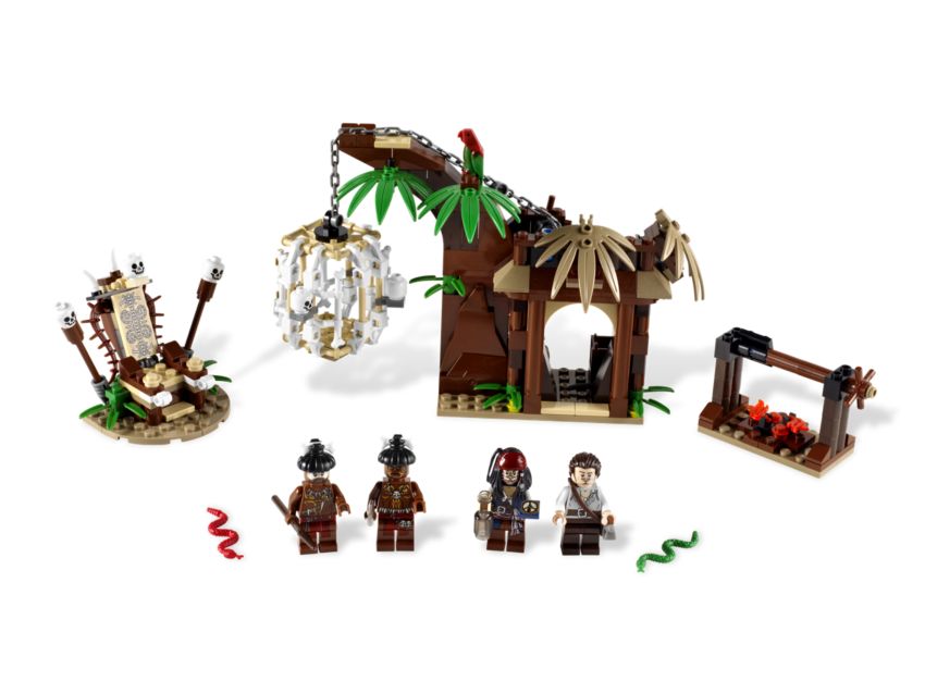 Lego - Piratas del Caribe : La Huída del Poblado Caníbal (Lego 4182a))