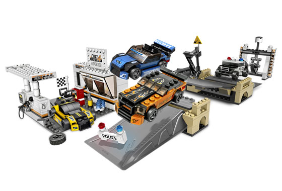 Lego - Racers : Tiny Turbos - Bridge Chase (Lego 8135a))