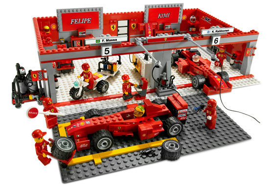 Lego - Racers : Ferrari - Ferrari 248 F1 Team (Lego 8144a))