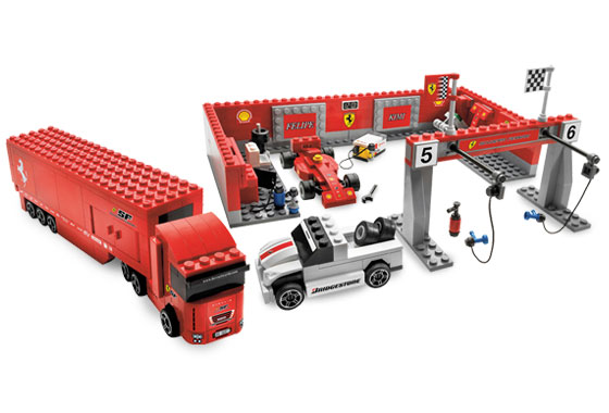 Lego - Racers : Puesto de Ferrari F1 (Lego 8155a))