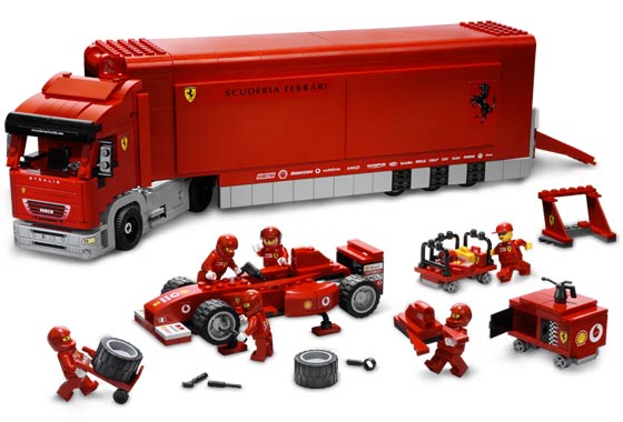 Lego - Racers : Ferrari - Equipo Ferrari Formula 1 (Lego 8654a))