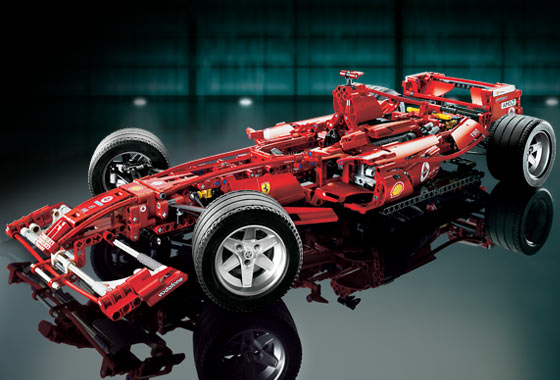 Lego - Racers : Ferrari - Ferrari F1 Racer 1:8 (Lego 8674a))