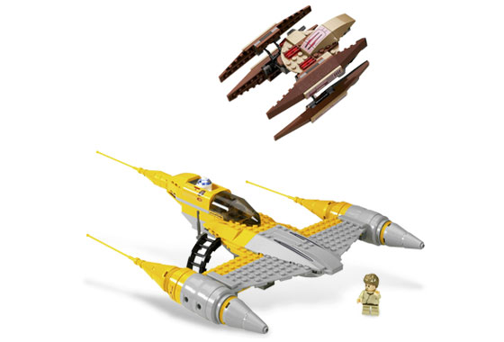 Lego - Star Wars : Episode I - Naboo N-1 Starfighter with Vulture Droid (Lego 7660a))