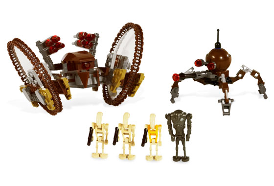 Lego - Star Wars : Hailfire Droid and Spider Droid(TM) (Lego 7670a))