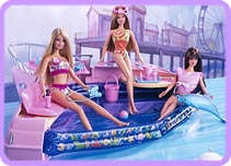 Barbie - Complementos : Lancha-Piscina (Mattel 56730))