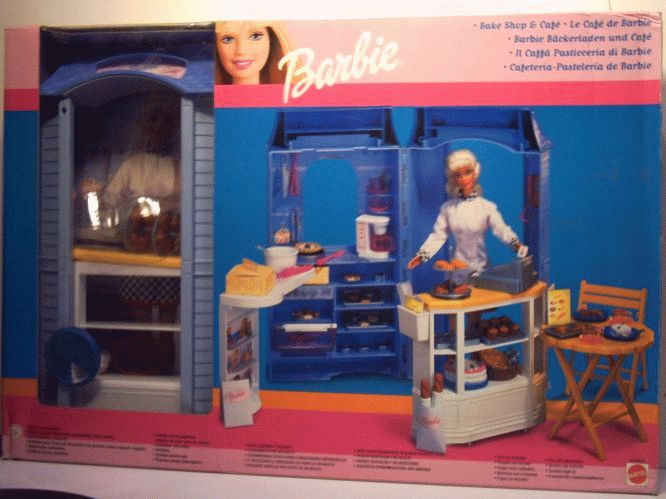 Barbie - Complementos : Cafeterí­a Pastelerí­a (Mattel 67316))