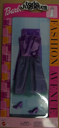 Barbie - Barbie Fashion Avenue- Traje de noche (Mattel B3476)