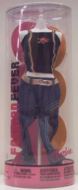 Barbie - Moda : Barbie Fashion Fever Cropped Jean Fashion (Mattel G8995))