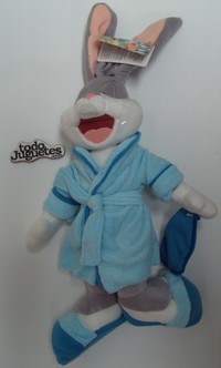 Looney Tunes - Peluche Bugs Bunny con batín (Quiron 2377)