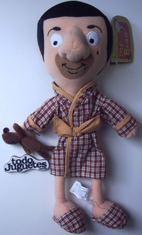 Mr Bean - Peluche Mr. Bean con batí­n (Quiron 2710A)