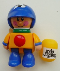 Tolo - Piloto carreras casco azul (Tolo 89723C)