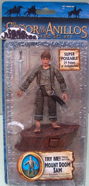 El Señor de los Anillos - El Retorno del Rey : Mount Doom Sam (Toy Biz 1991B))