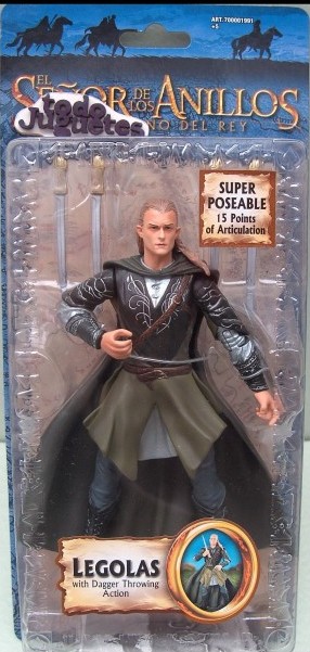 El Señor de los Anillos - El Retorno del Rey : Legolas with Dagger (Toy Biz 1991E))