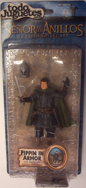 El Señor de los Anillos - El Retorno del Rey : Pippin in Armor (Toy Biz 1991Fa))