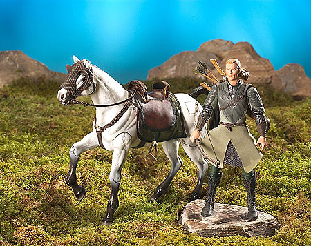 El Señor de los Anillos - El Retorno del Rey : Jinete Legolas (Toy Biz 81337))
