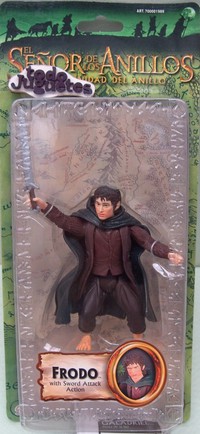 El Señor de los Anillos - Frodo with Sword Attack Action (Toy Biz 1989C)