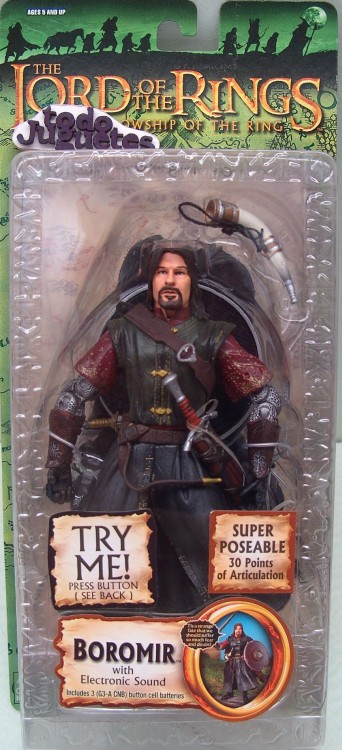 El Señor de los Anillos - La Comunidad del Anillo : Boromir with Electronic Sound (Toy Biz 1989E))