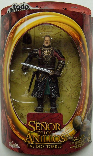 El Señor de los Anillos - Las Dos Torres : King Theoden in Armor Deluxe (Toy Biz 71160A))