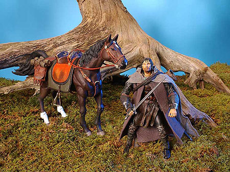 El Señor de los Anillos - Las Dos Torres : Jinete Aragorn (Toy Biz 81181))