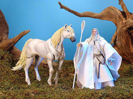 El Señor de los Anillos - Las Dos Torres : Jinete Gandalf (Toy Biz 81182))
