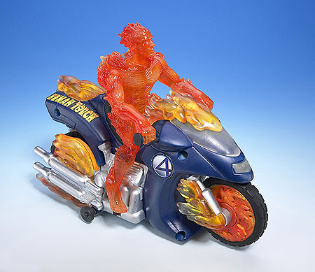 Fantastic 4 - Bump 'N Go : La Antorcha Humana y Moto (Toy Biz 2690A))